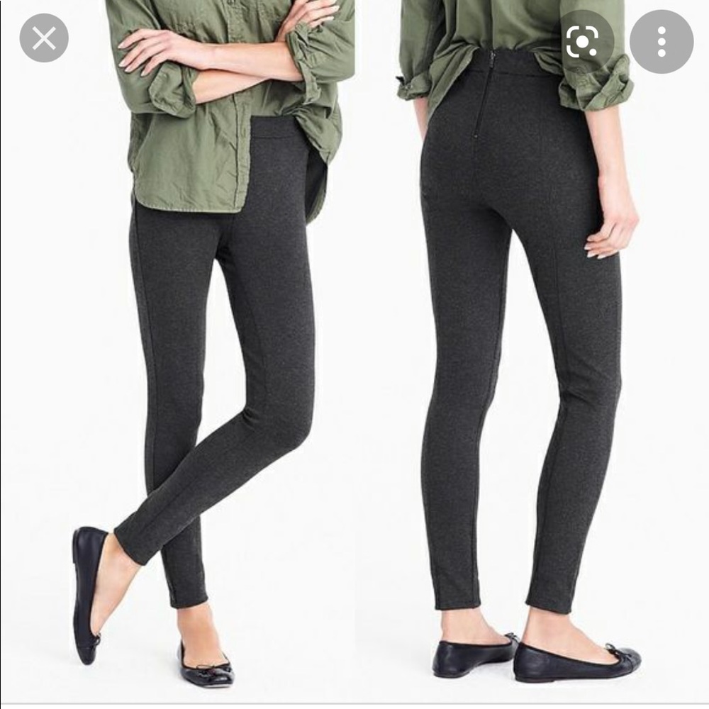 J.Crew charcoal Pixie Pant 4R